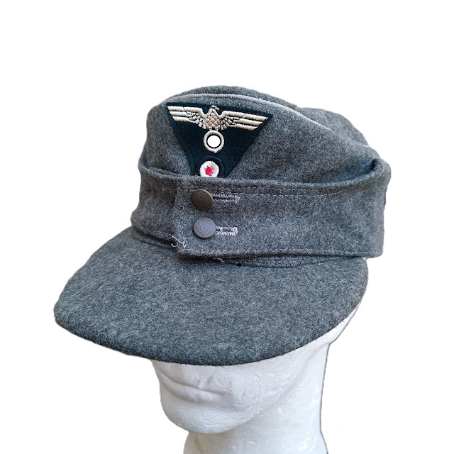 Casquette heer M 43 officier fabrication française – Image 4