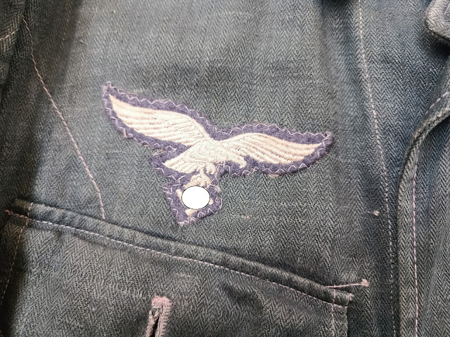 Vareuse treillis vert-roseau luftwaffe – Image 4