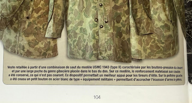 Blouse camouflée USMC 3éme type paramarines modifiée Indochine – Image 17