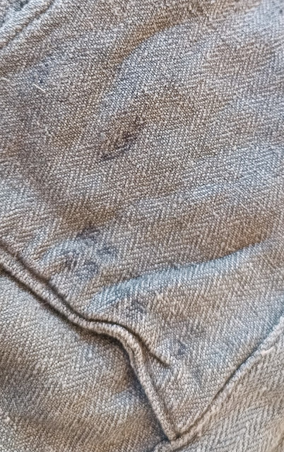 Vareuse treillis vert-roseau kuestenartillerie fabrication française – Image 11