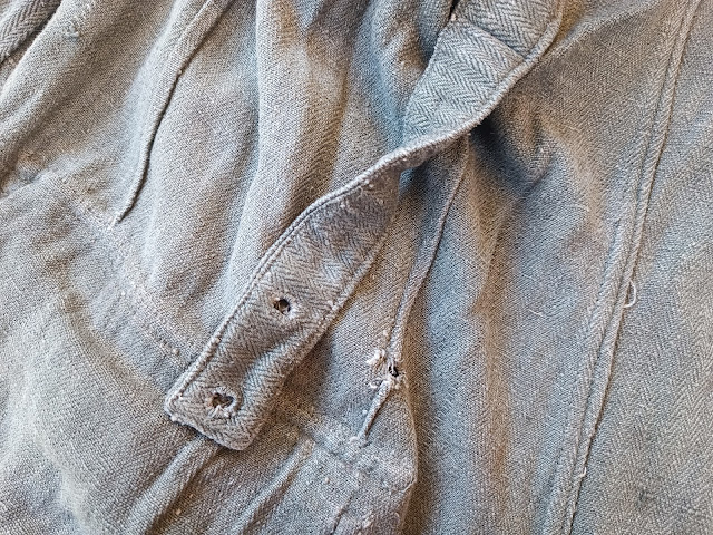 Vareuse treillis vert-roseau kuestenartillerie fabrication française – Image 12