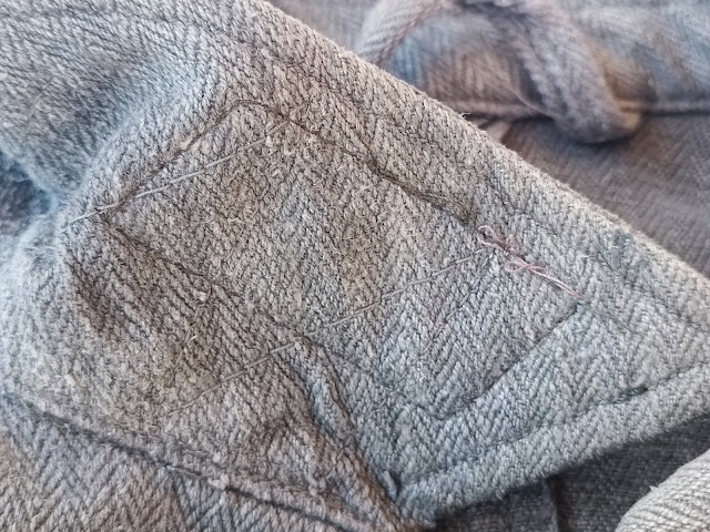 Vareuse treillis vert-roseau kuestenartillerie fabrication française – Image 5