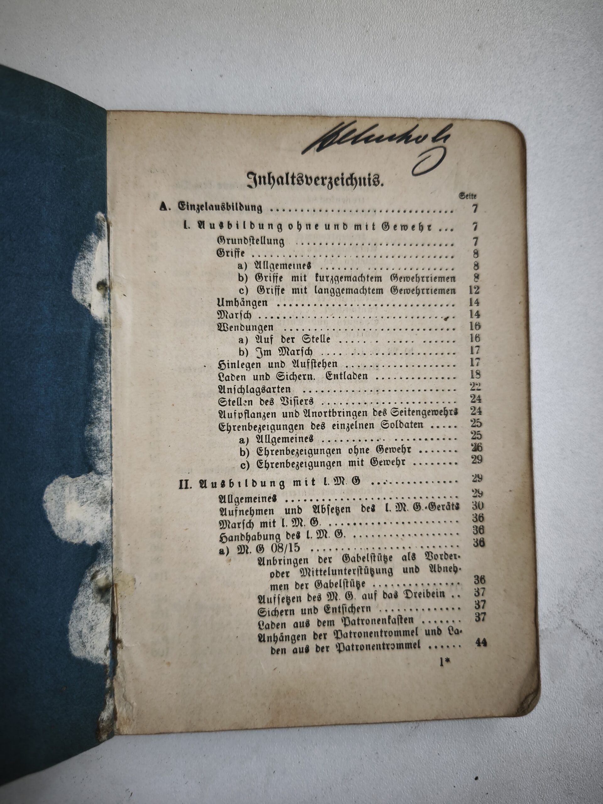 Manuels d'instruction infanterie récéptionnés SS-VT standarte Germania – Image 7