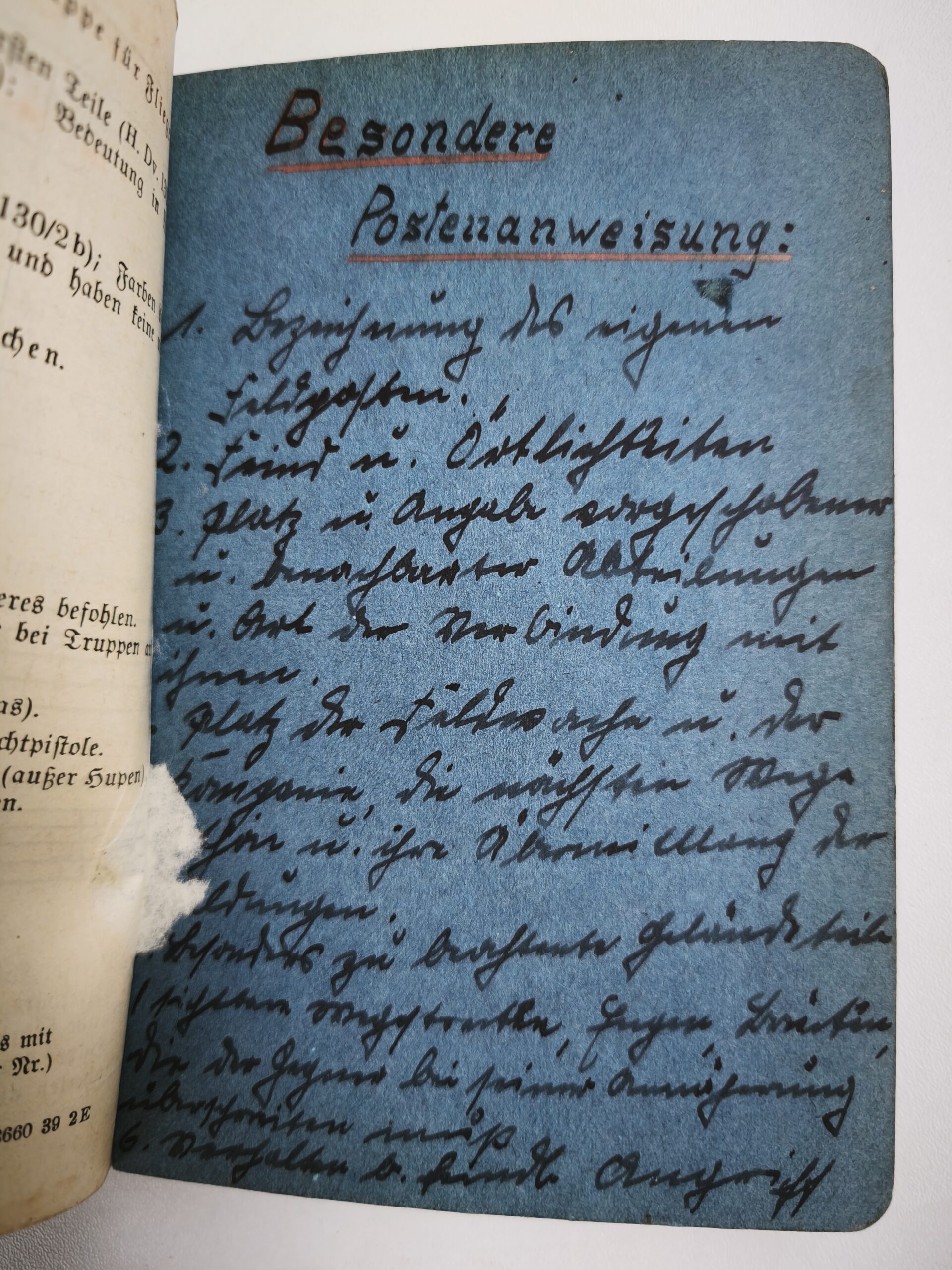 Manuels d'instruction infanterie récéptionnés SS-VT standarte Germania – Image 10